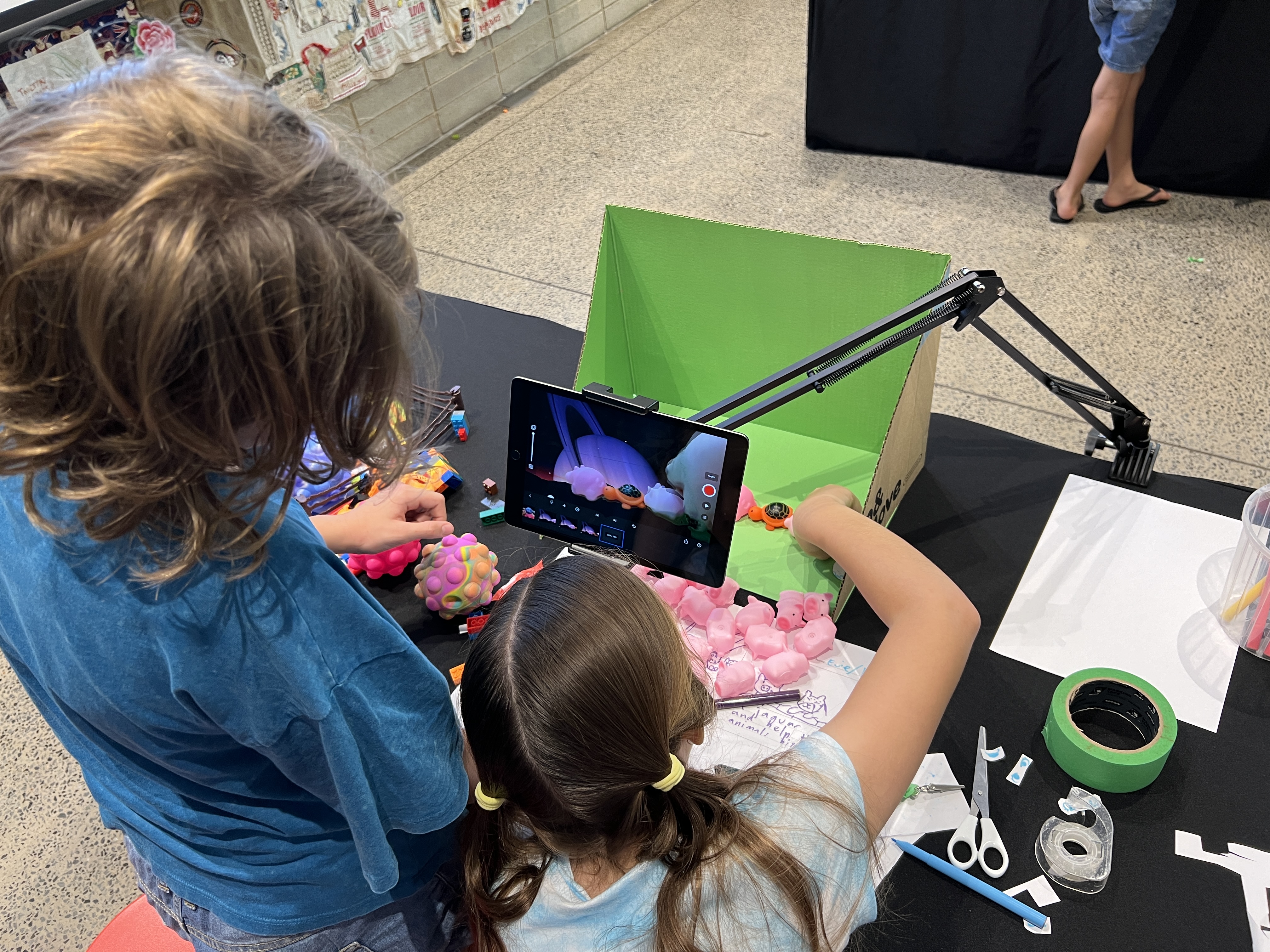 Green Screen Stop Motion at the Tanks