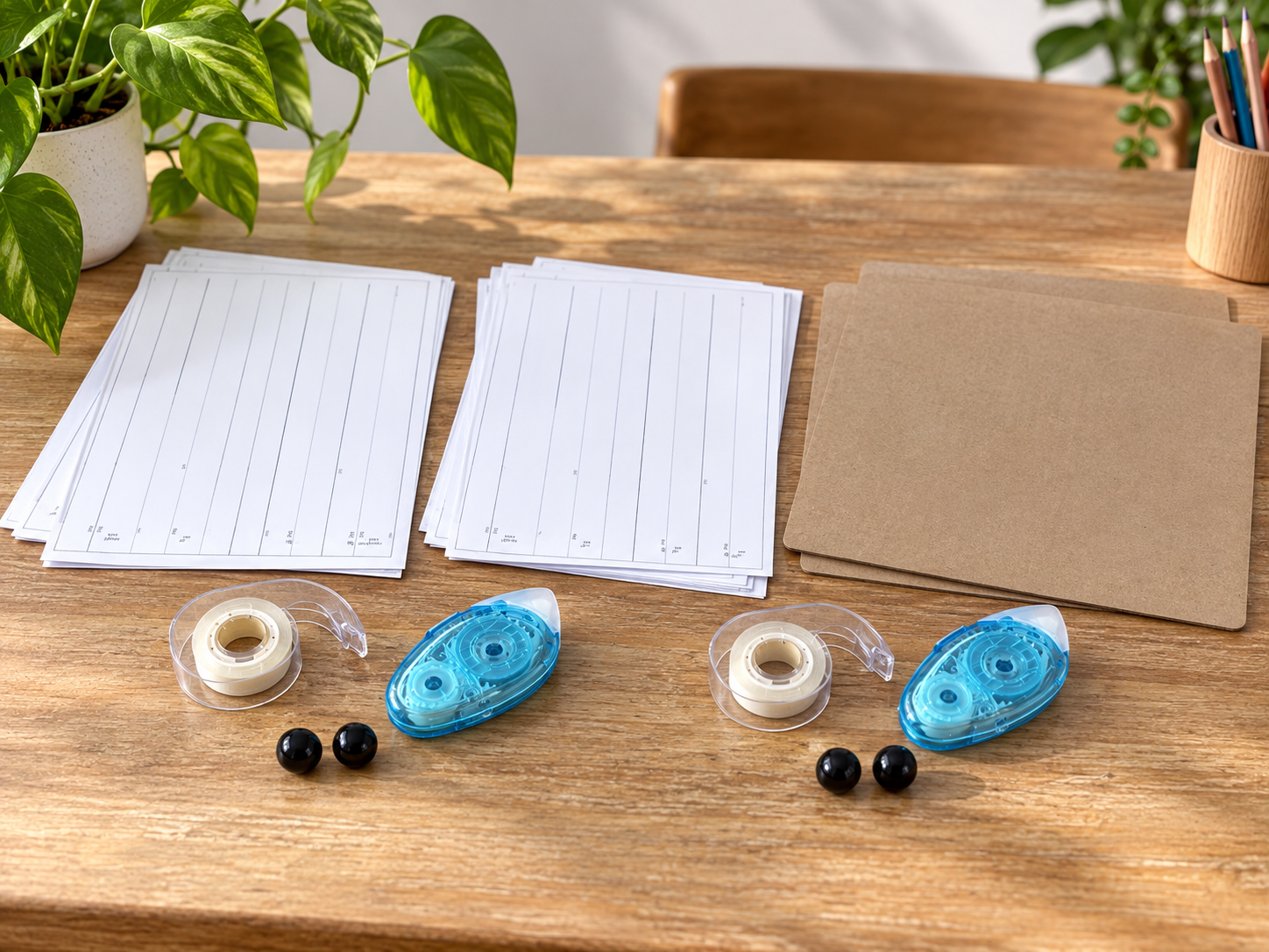Paper Marble Coasters